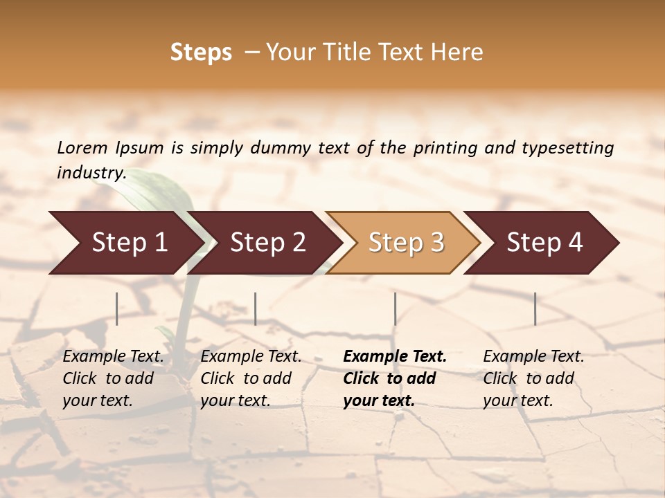 Dead Terrain Mud PowerPoint Template