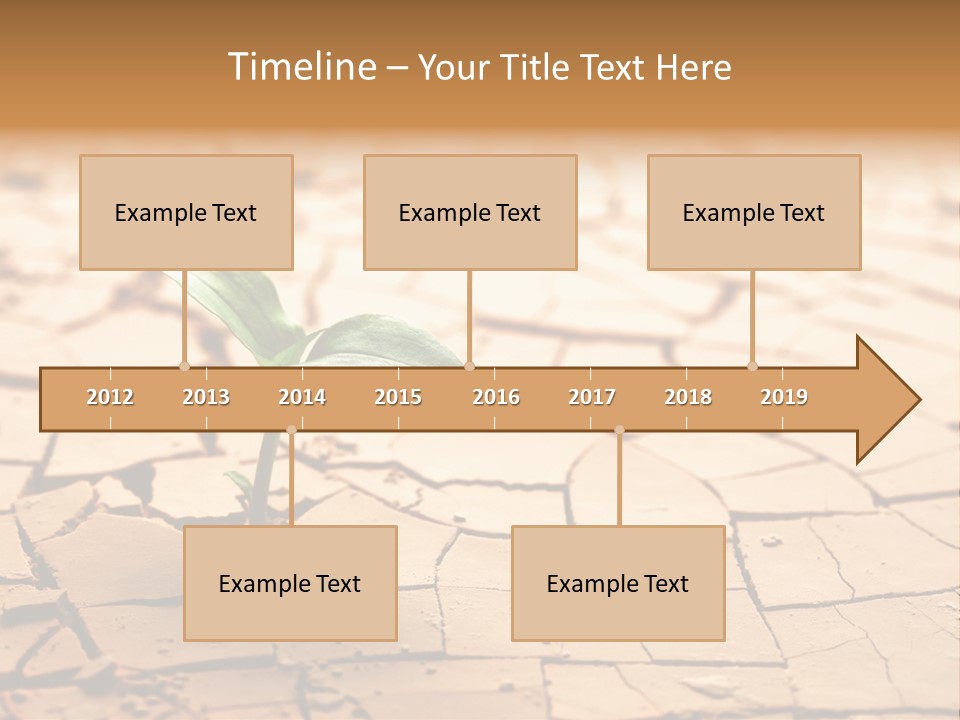 Dead Terrain Mud PowerPoint Template