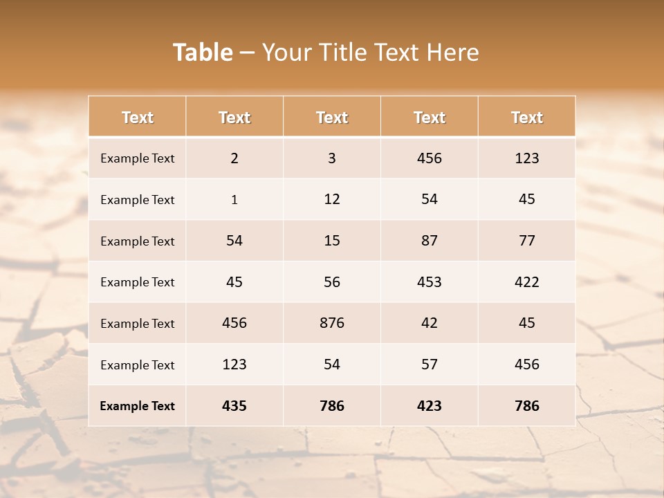 Dead Terrain Mud PowerPoint Template