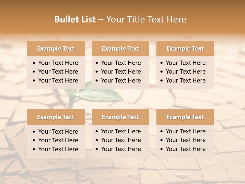 Dead Terrain Mud PowerPoint Template