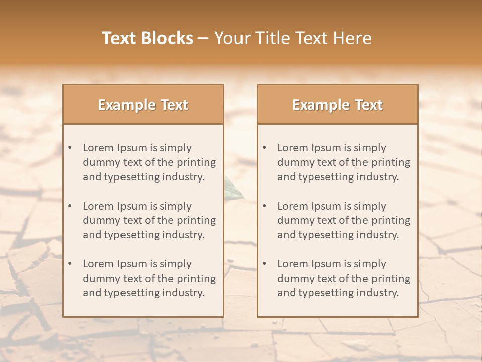 Dead Terrain Mud PowerPoint Template
