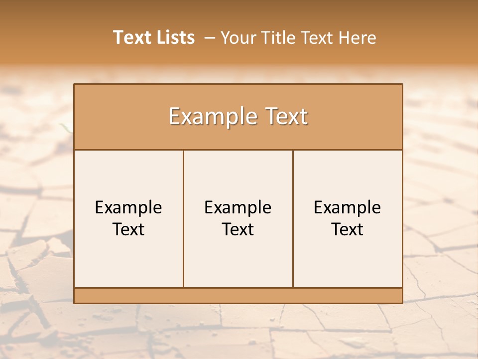 Dead Terrain Mud PowerPoint Template