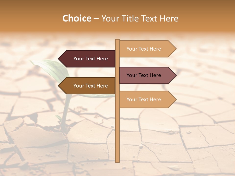 Dead Terrain Mud PowerPoint Template