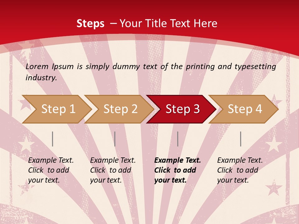Discolored Event Abstract PowerPoint Template