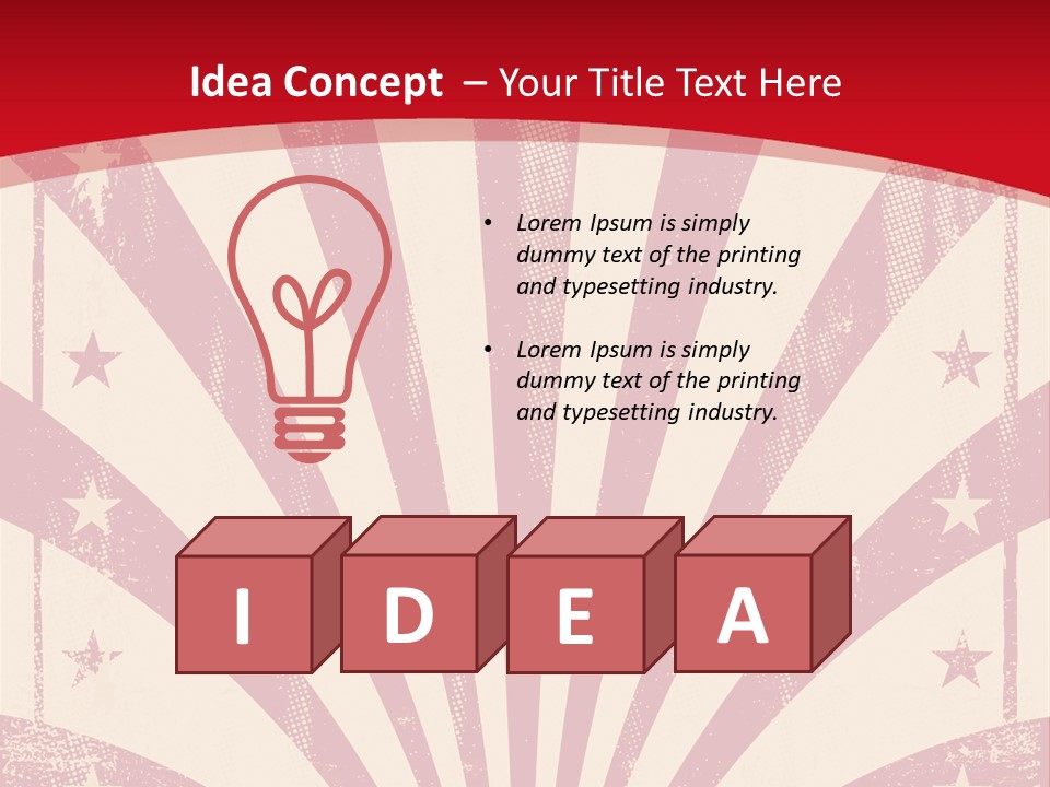 Discolored Event Abstract PowerPoint Template