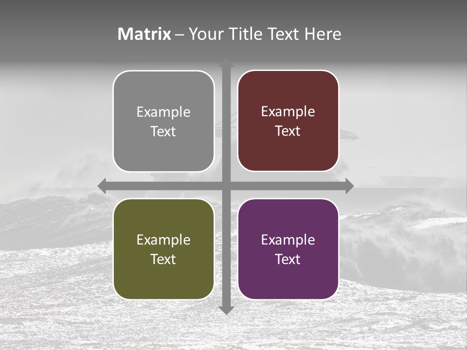 Energy Water God PowerPoint Template