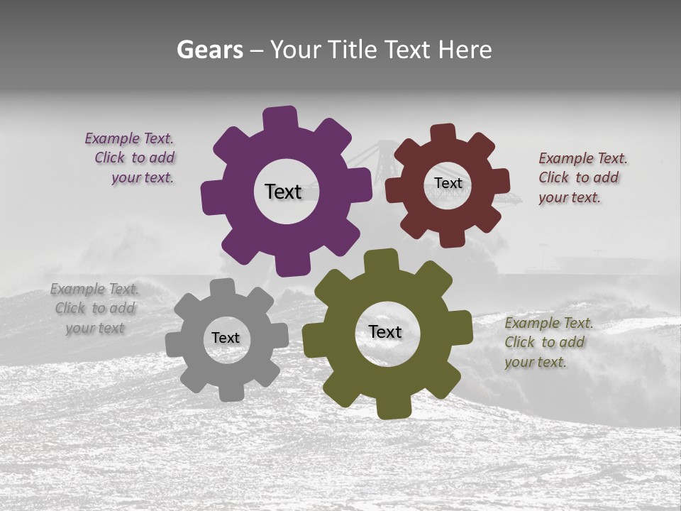 Energy Water God PowerPoint Template