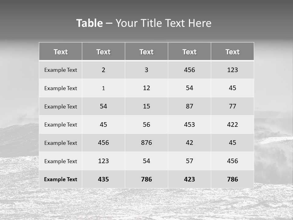 Energy Water God PowerPoint Template