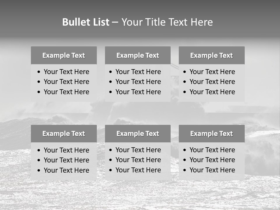 Energy Water God PowerPoint Template