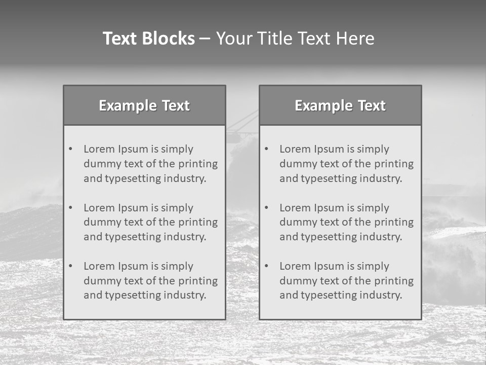 Energy Water God PowerPoint Template