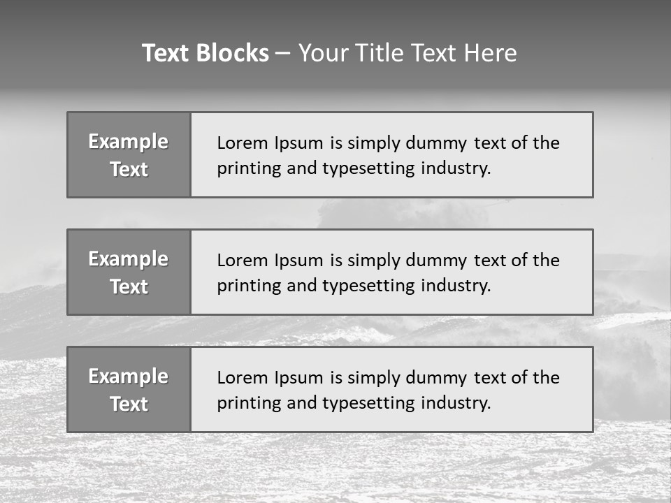 Energy Water God PowerPoint Template