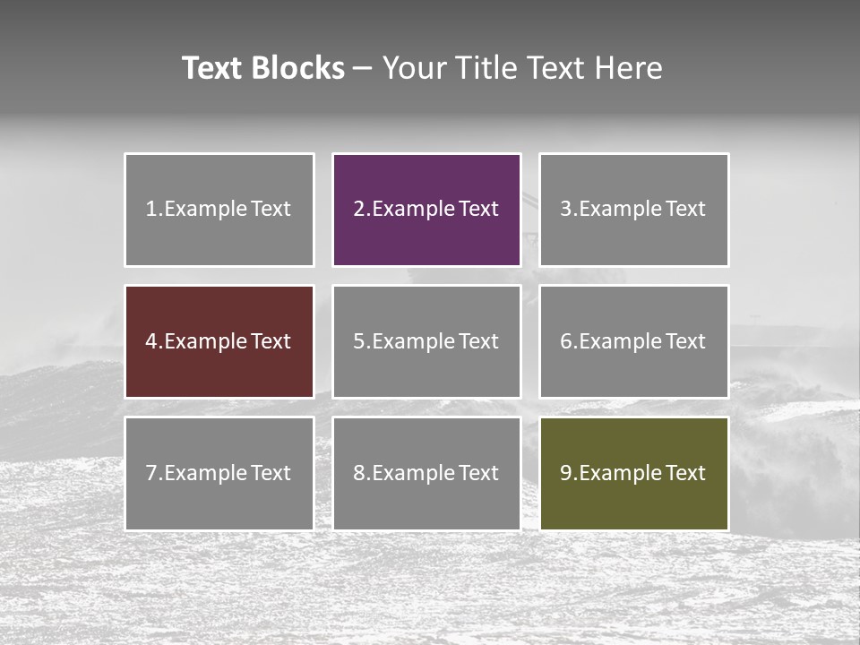 Energy Water God PowerPoint Template