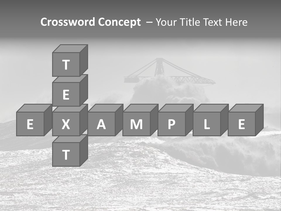 Energy Water God PowerPoint Template