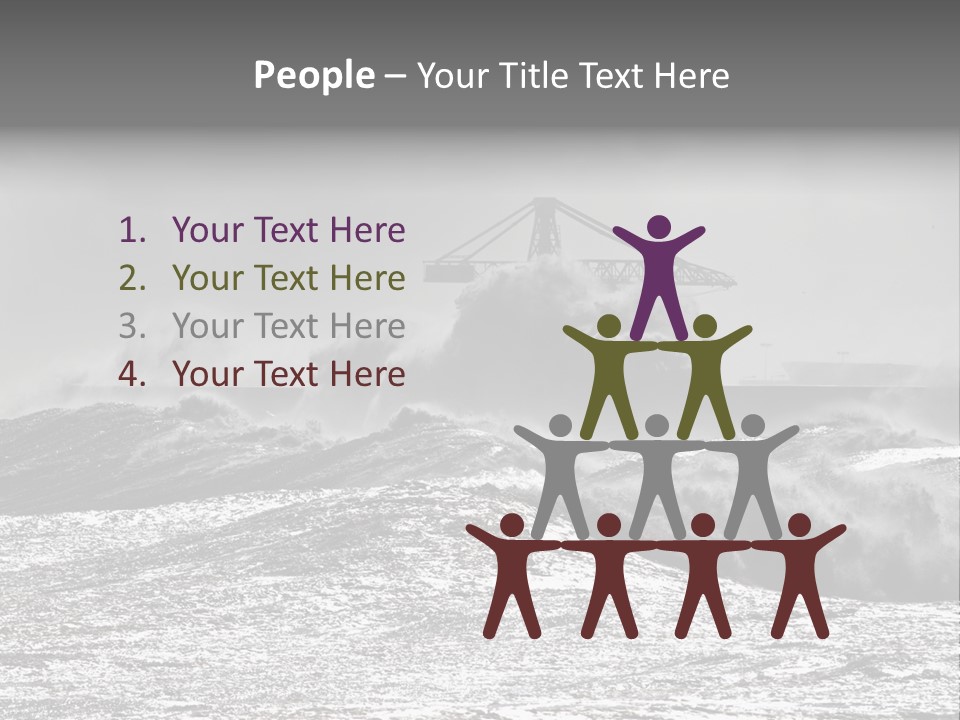 Energy Water God PowerPoint Template