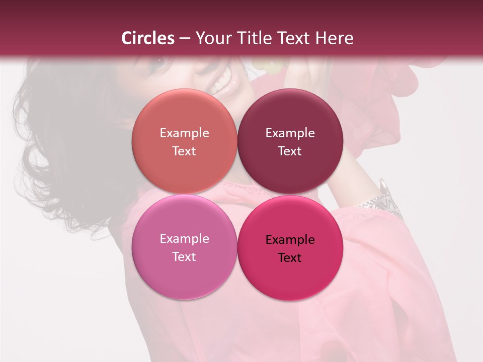 Bracelet Smile Relaxed PowerPoint Template