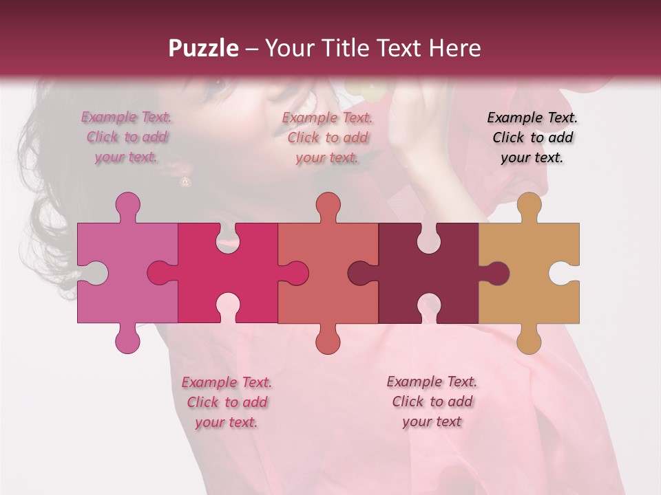 Bracelet Smile Relaxed PowerPoint Template