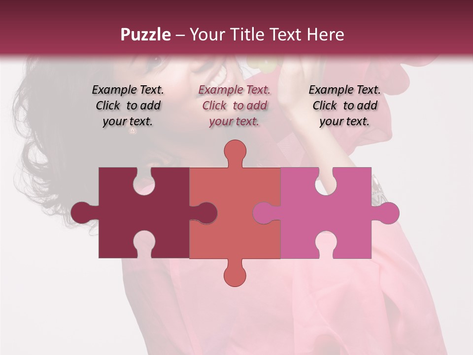 Bracelet Smile Relaxed PowerPoint Template