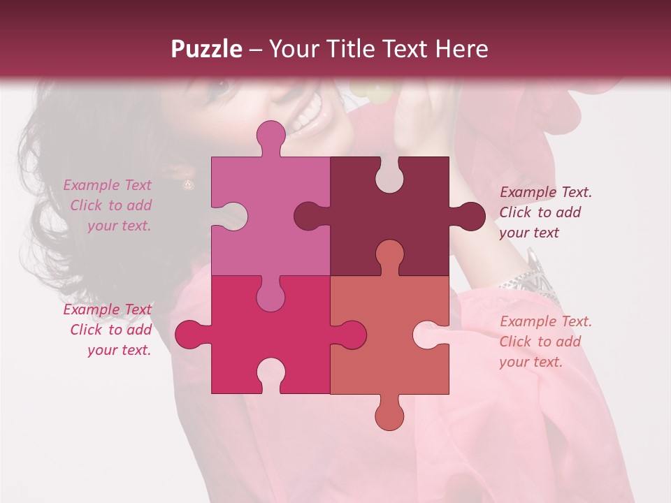 Bracelet Smile Relaxed PowerPoint Template