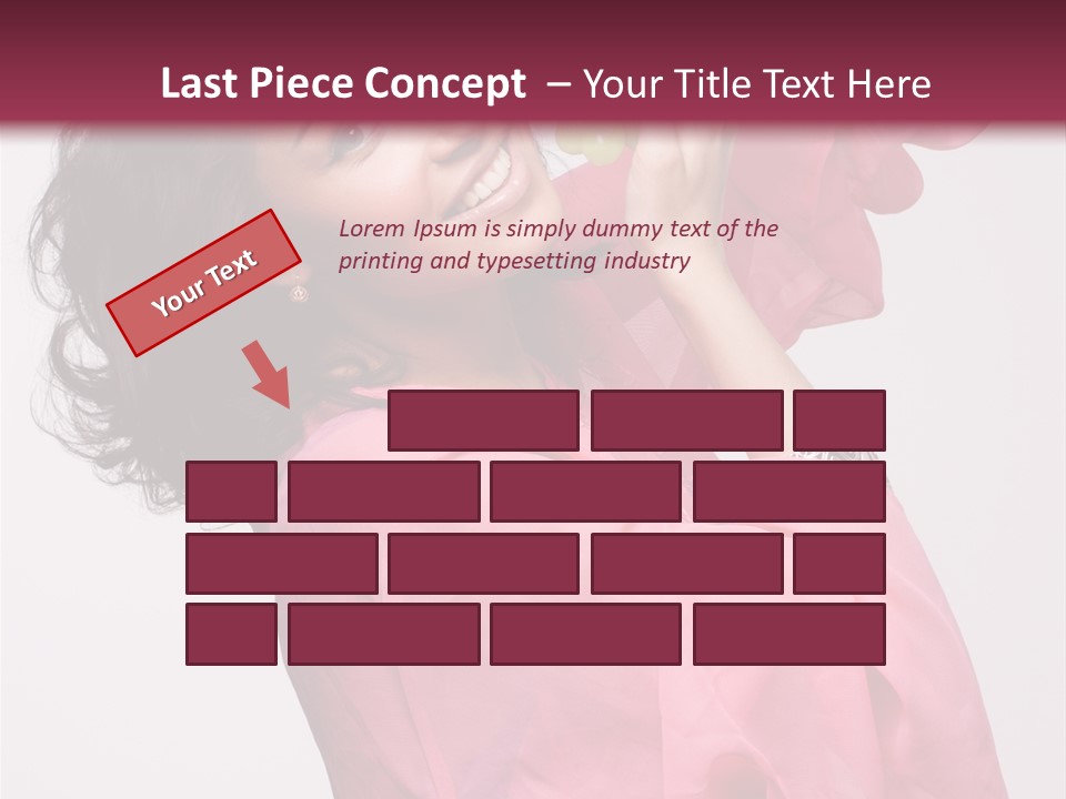 Bracelet Smile Relaxed PowerPoint Template