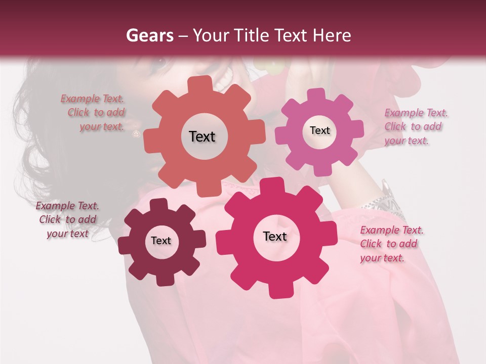 Bracelet Smile Relaxed PowerPoint Template