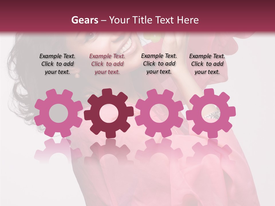 Bracelet Smile Relaxed PowerPoint Template