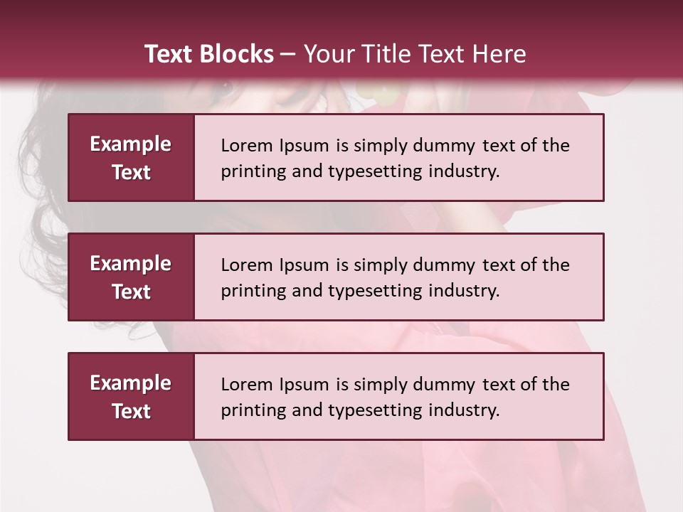 Bracelet Smile Relaxed PowerPoint Template