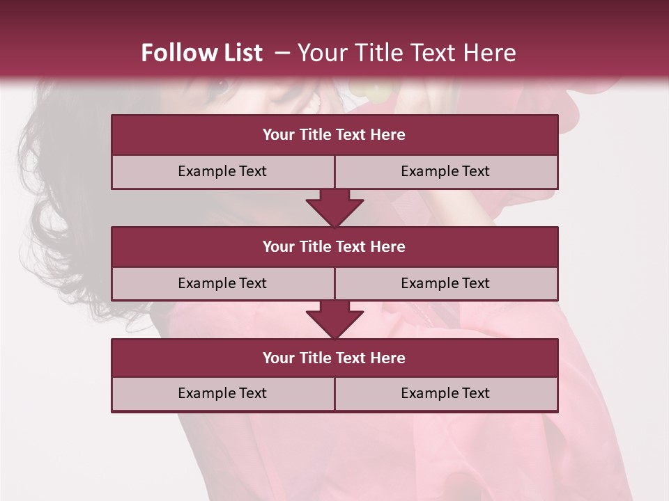 Bracelet Smile Relaxed PowerPoint Template