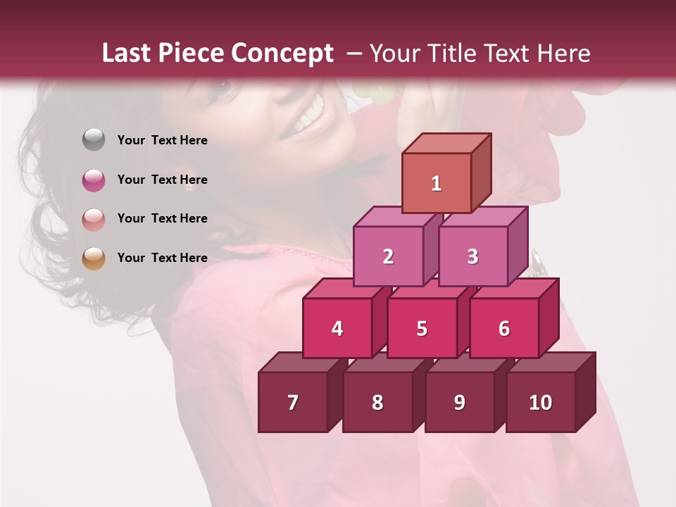 Bracelet Smile Relaxed PowerPoint Template