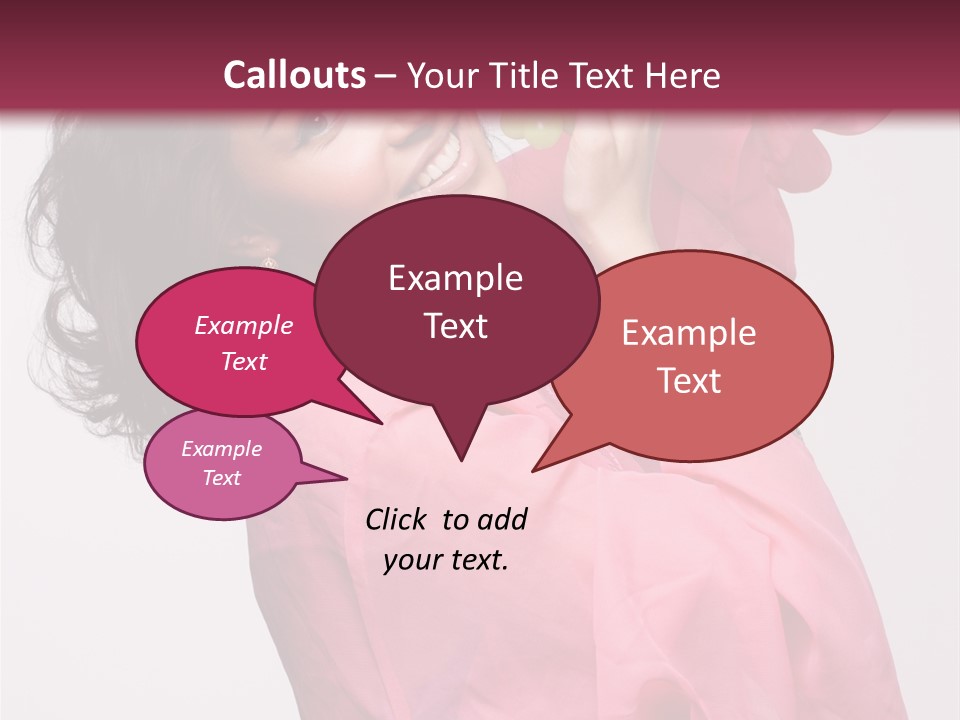 Bracelet Smile Relaxed PowerPoint Template