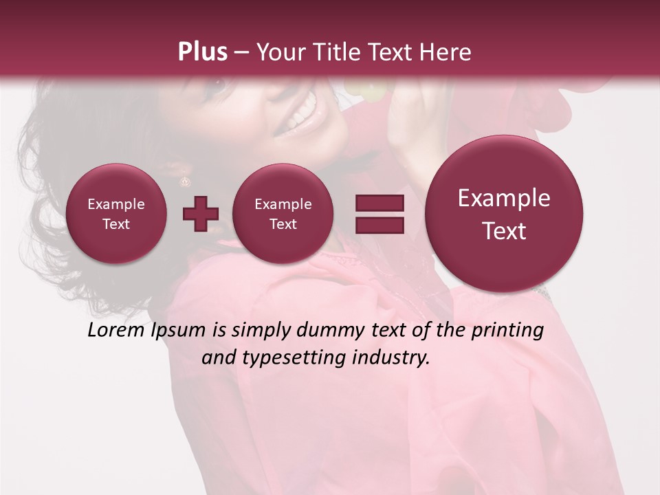 Bracelet Smile Relaxed PowerPoint Template