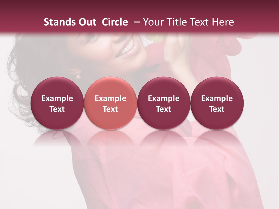 Bracelet Smile Relaxed PowerPoint Template