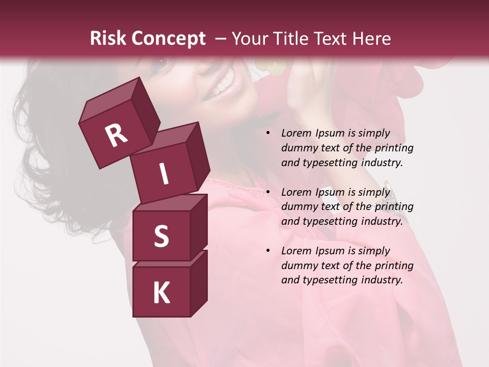 Bracelet Smile Relaxed PowerPoint Template