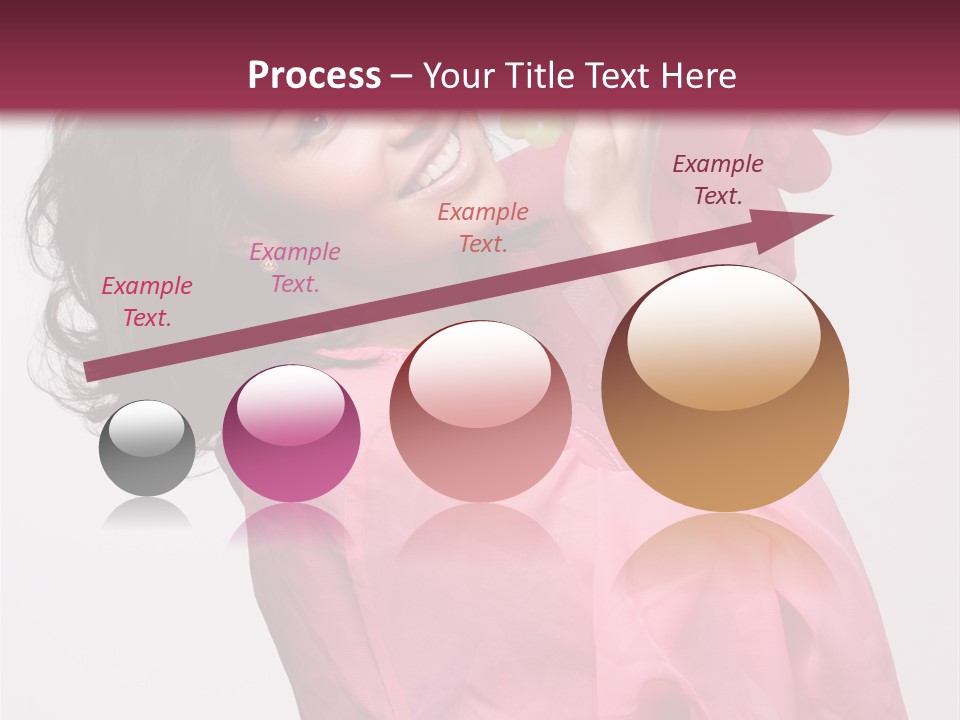 Bracelet Smile Relaxed PowerPoint Template