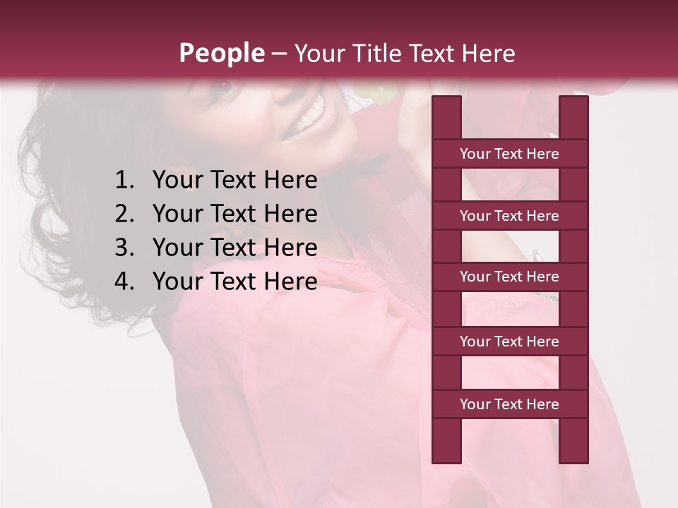 Bracelet Smile Relaxed PowerPoint Template