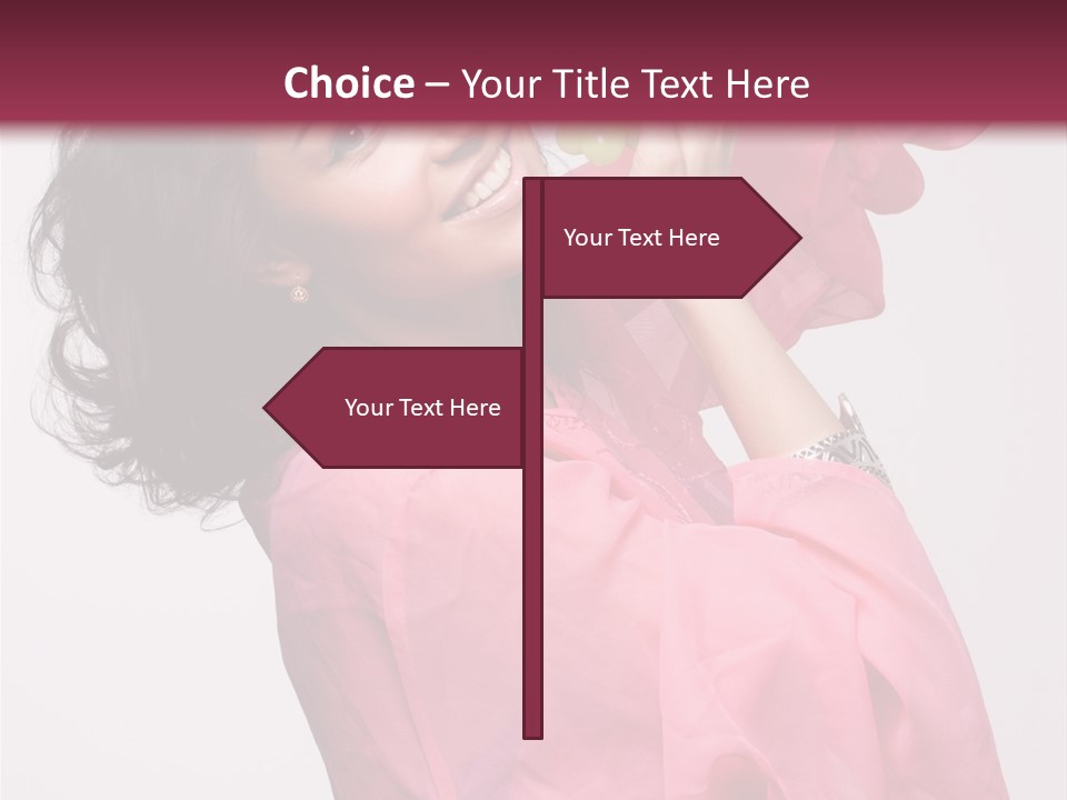 Bracelet Smile Relaxed PowerPoint Template