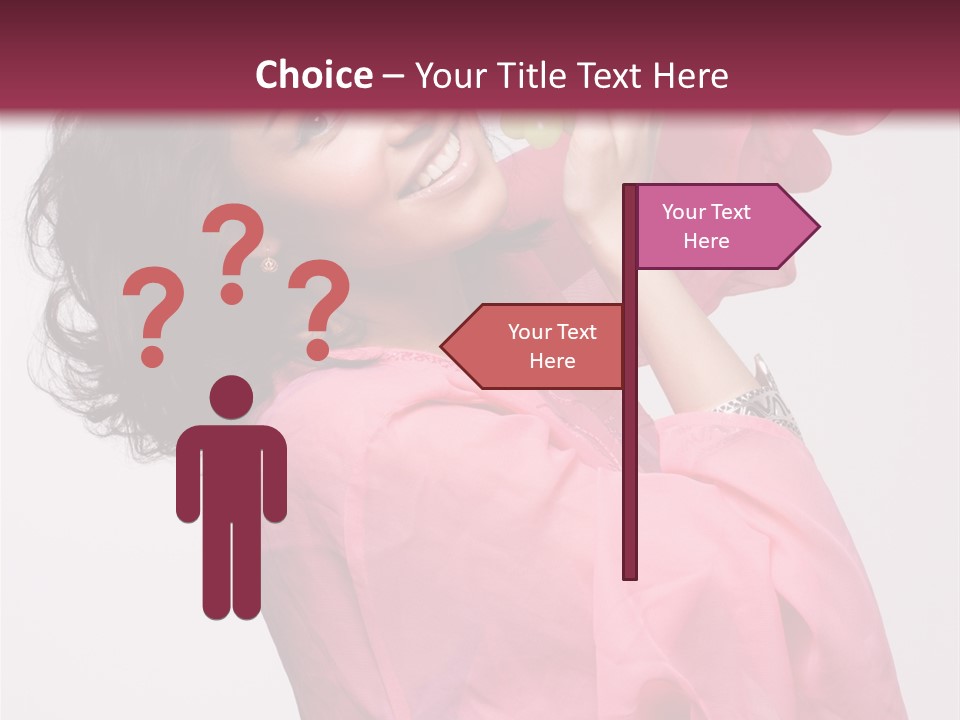 Bracelet Smile Relaxed PowerPoint Template