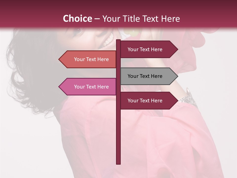 Bracelet Smile Relaxed PowerPoint Template