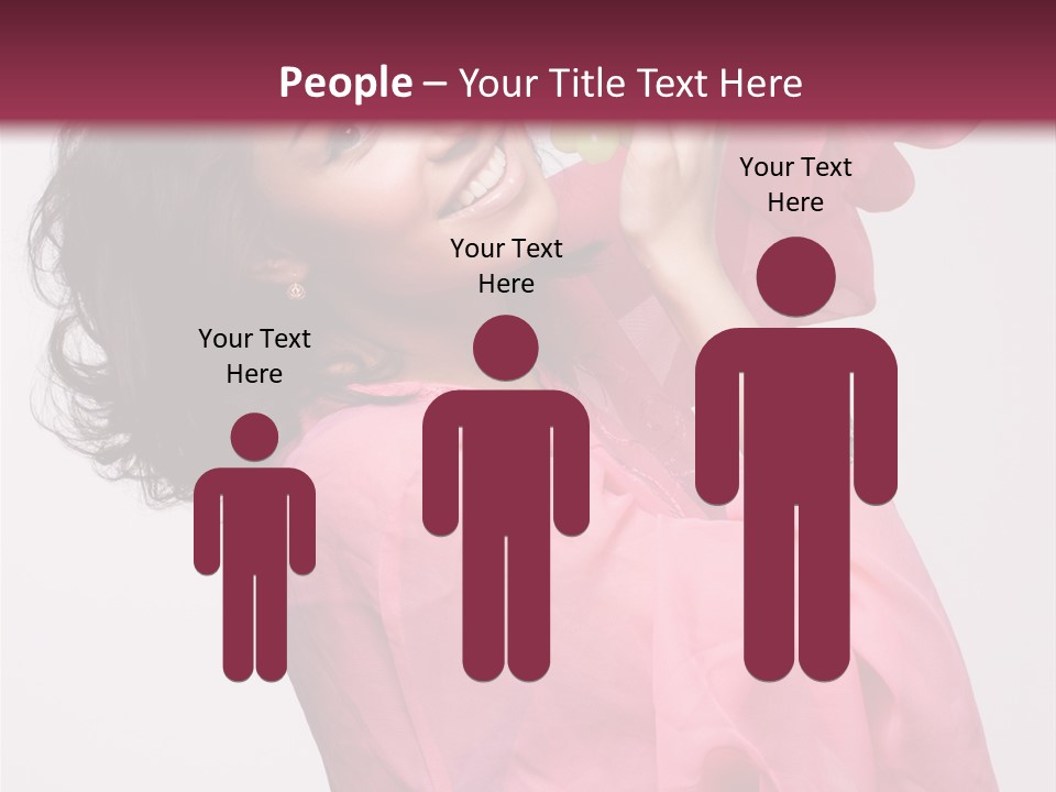 Bracelet Smile Relaxed PowerPoint Template