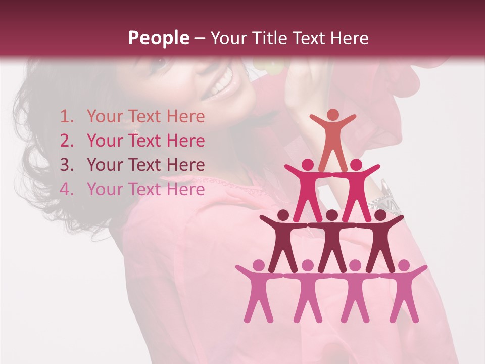 Bracelet Smile Relaxed PowerPoint Template