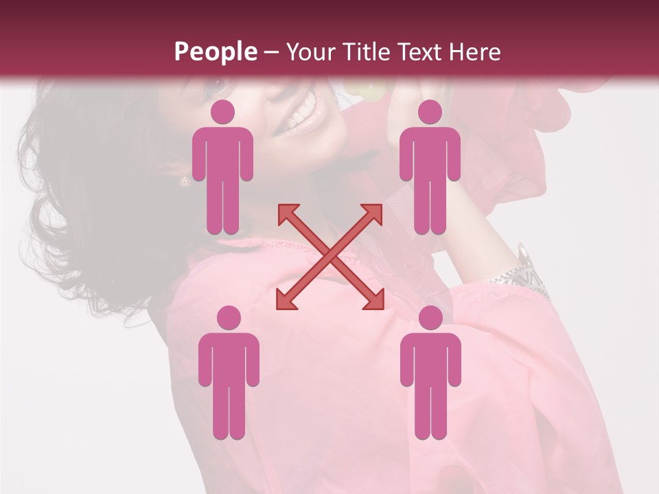 Bracelet Smile Relaxed PowerPoint Template