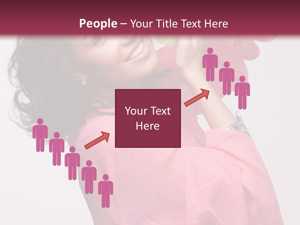 Bracelet Smile Relaxed PowerPoint Template