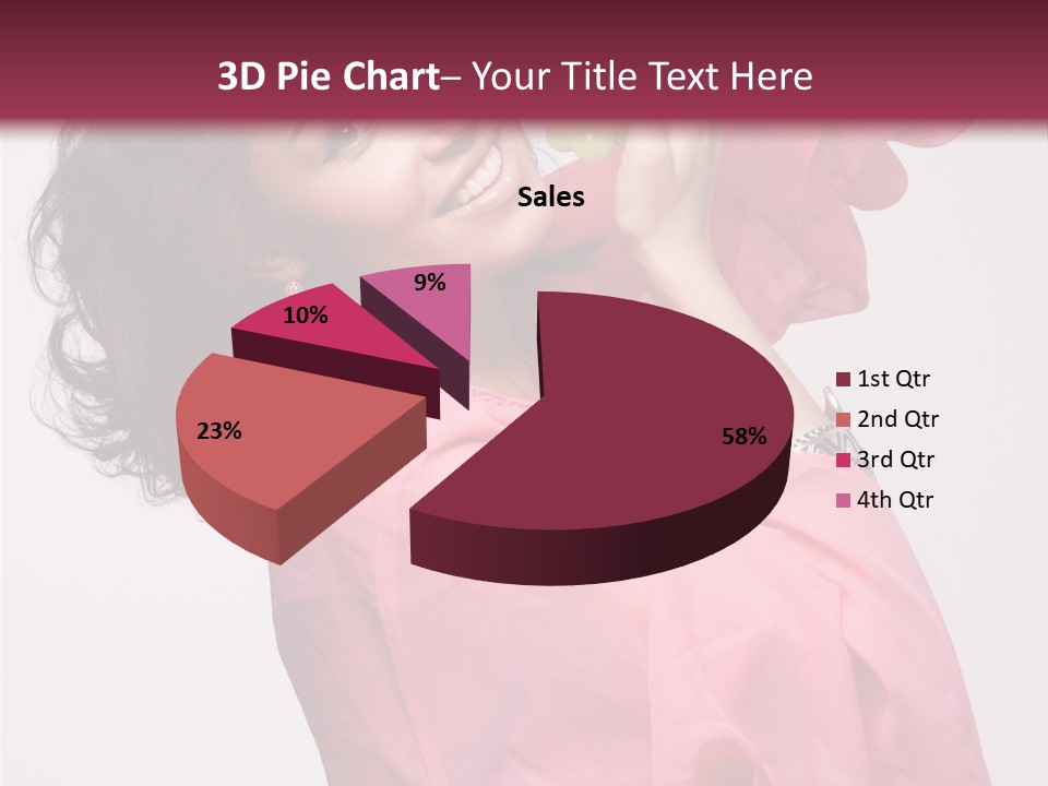 Bracelet Smile Relaxed PowerPoint Template