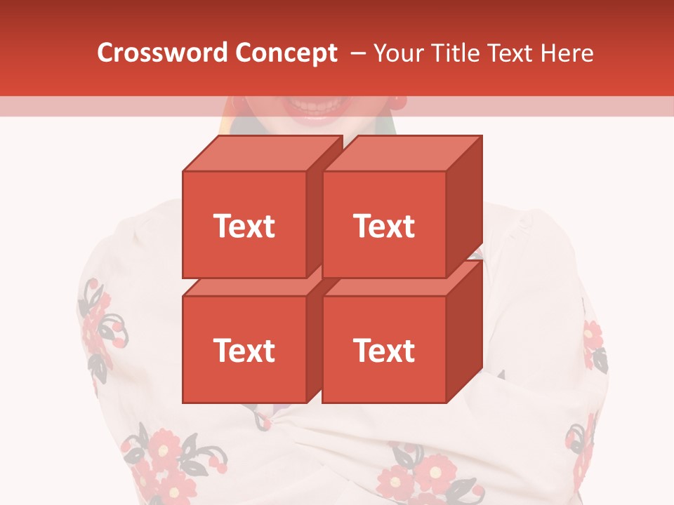 Embroidery Happy Cute PowerPoint Template