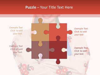 Embroidery Happy Cute PowerPoint Template