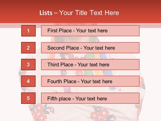 Embroidery Happy Cute PowerPoint Template
