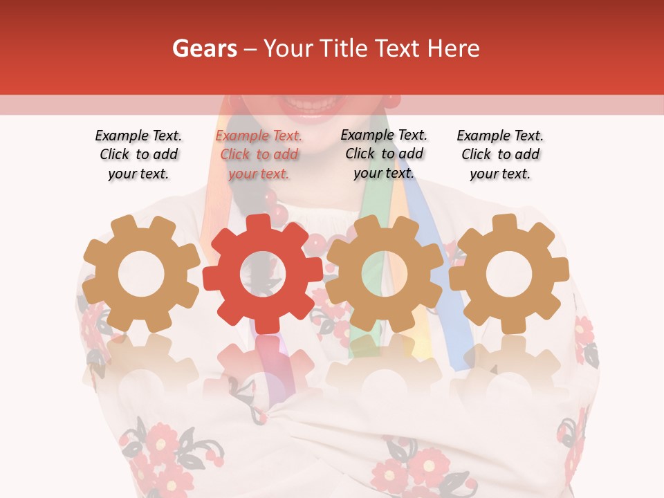 Embroidery Happy Cute PowerPoint Template