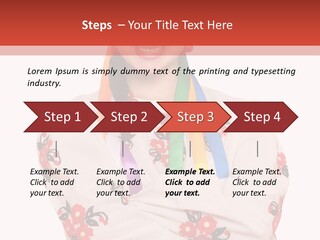 Embroidery Happy Cute PowerPoint Template