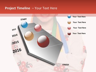 Embroidery Happy Cute PowerPoint Template