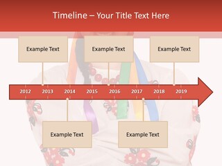 Embroidery Happy Cute PowerPoint Template