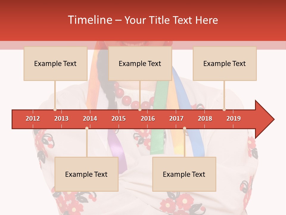 Embroidery Happy Cute PowerPoint Template